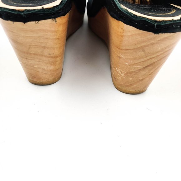 No.6 New School Clog on Wedge. Good condition. Size 8 - Picture 8 of 9
